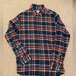 Lot of 2 Mizzen and Main flannel shirts size L. In EUC